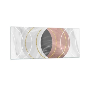 Tablou pe sticlă - Muzica sferelor - 100x40 cm