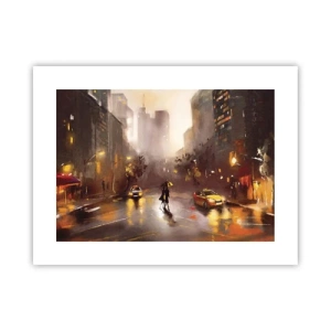 Poster - În luminile New York-ului - 40x30 cm