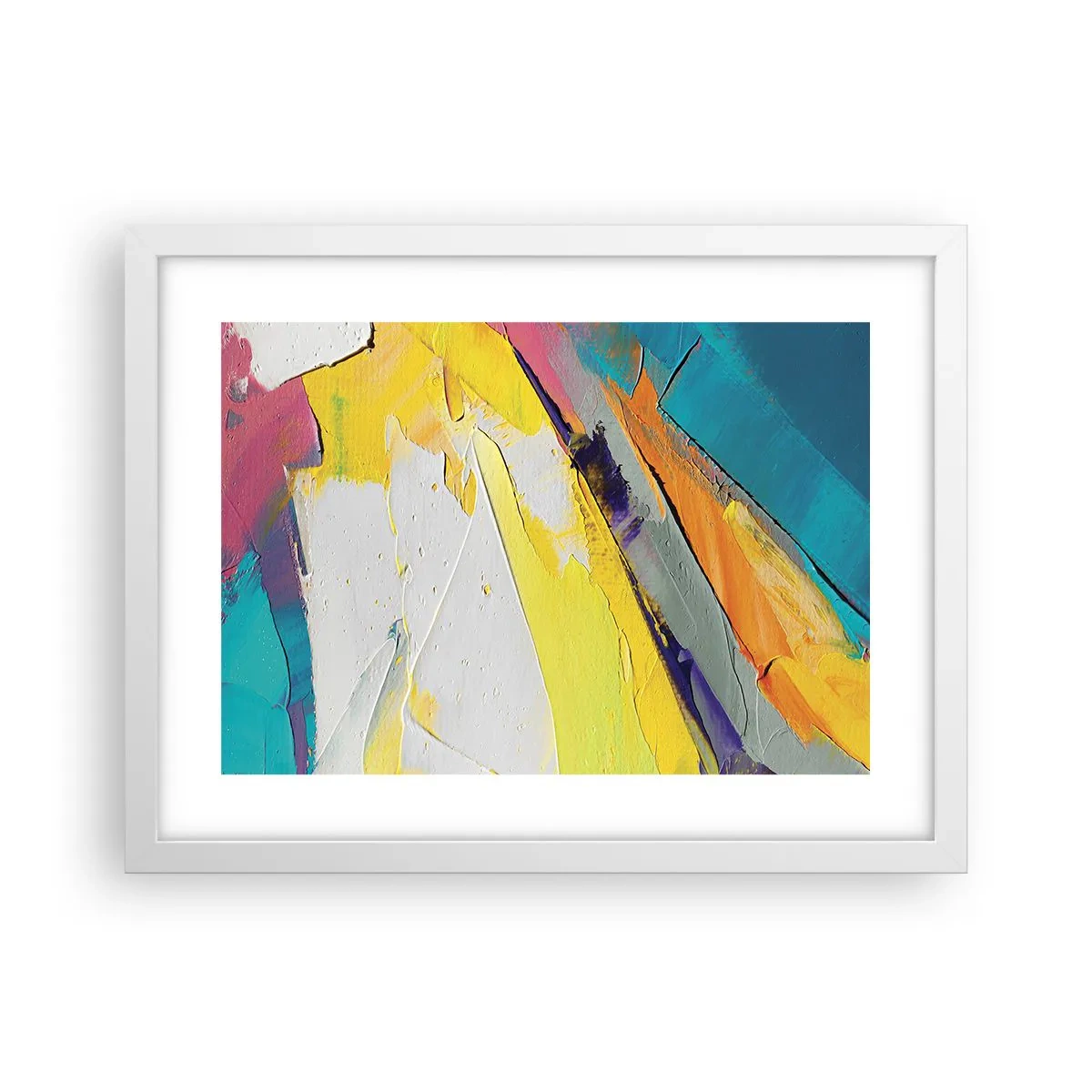 Poster în ramă albă - Anatomia luminii - 40x30 cm