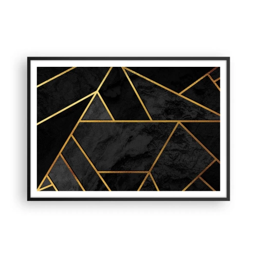 Poster în ramă neagră - Întuneric și lumină - 100x70 cm