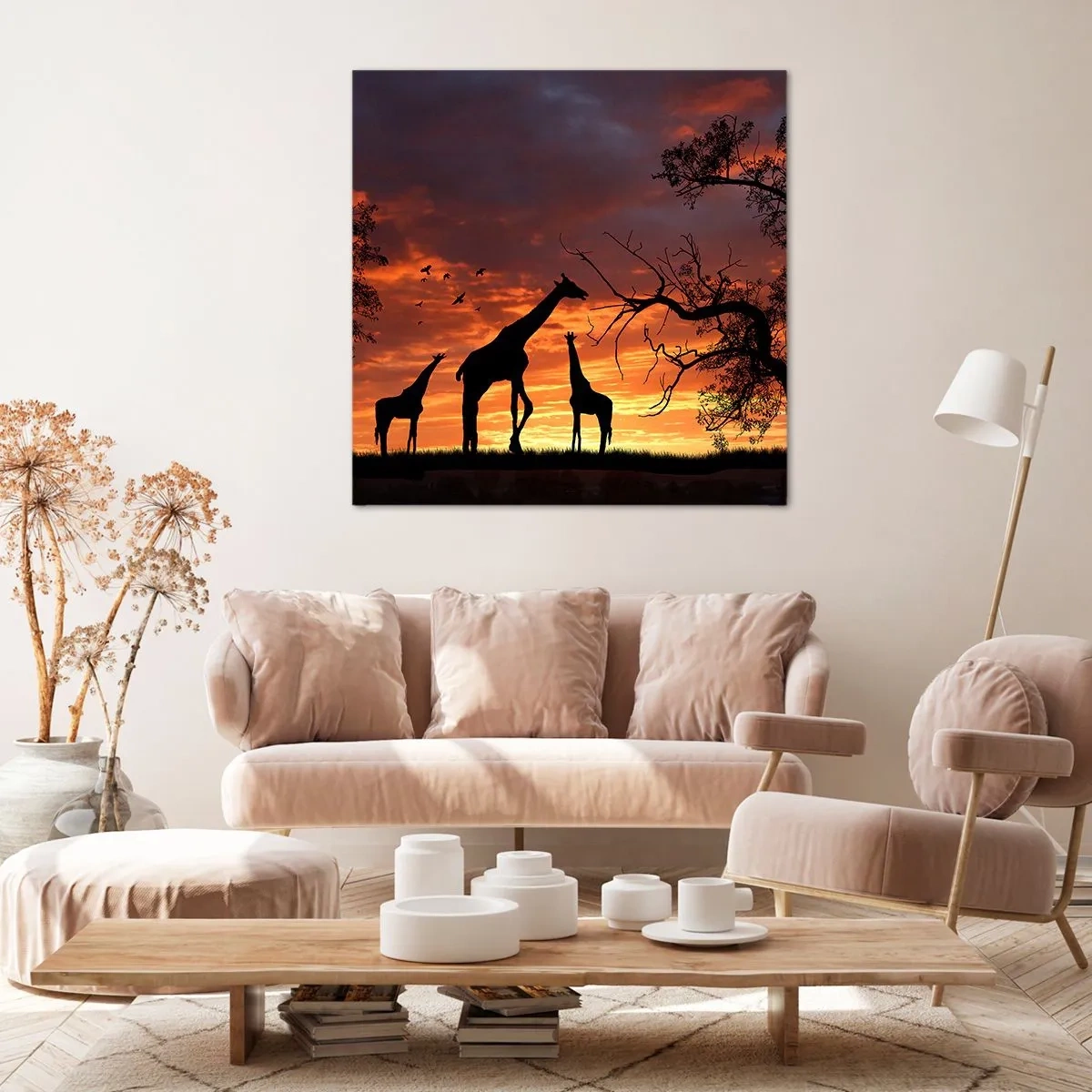 Tablou pe pânză - O mică cină cu cei dragi - 50x50 cm