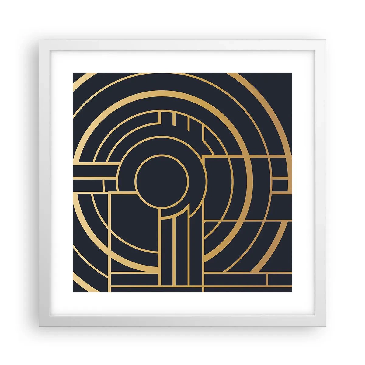 Poster în ramă albă - Întoarcerea lucrurilor - 40x40 cm