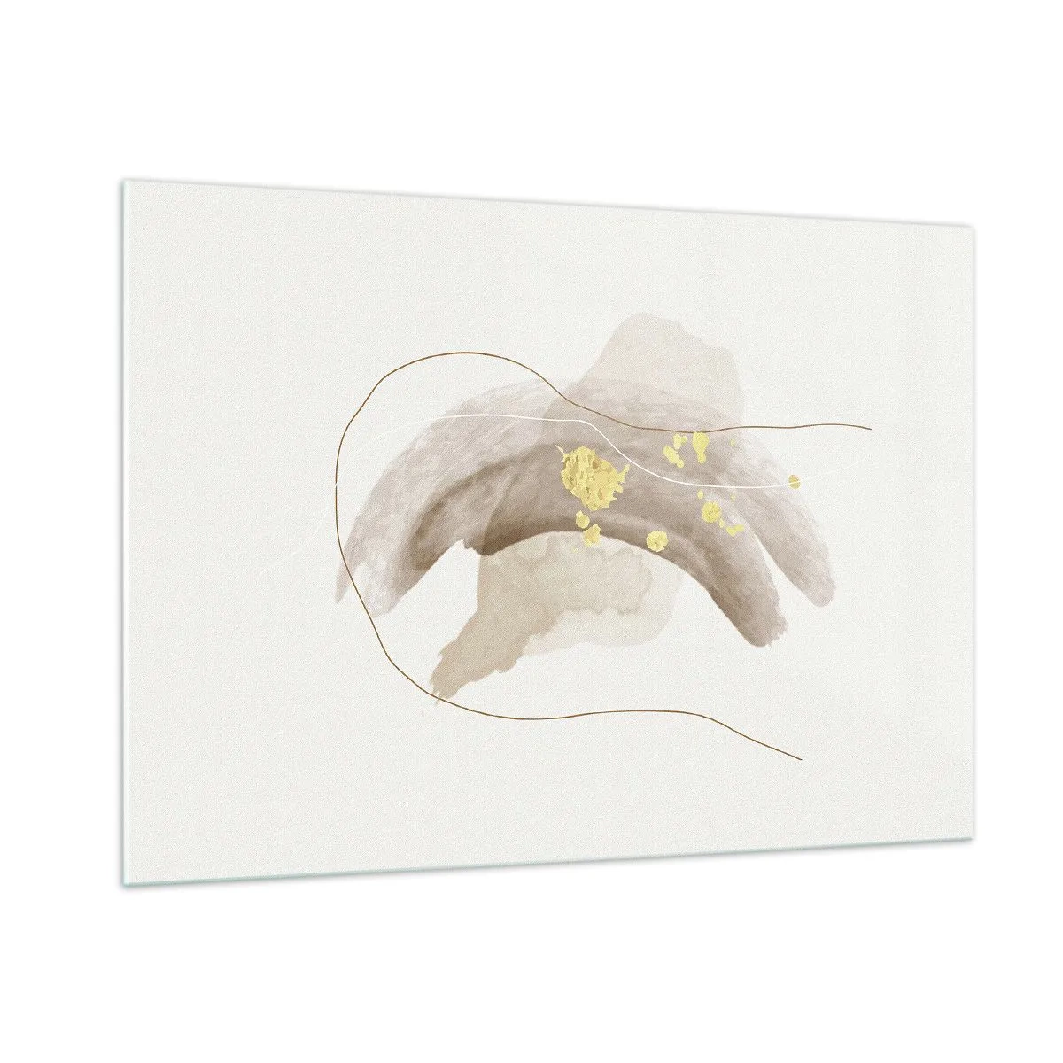 Tablou pe sticlă - Întâlnite în spațiu - 100x70 cm