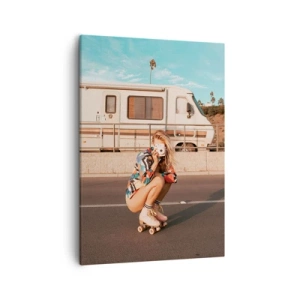 Tablou pe pânză - Zâmbiți, vă rog! - 50x70 cm