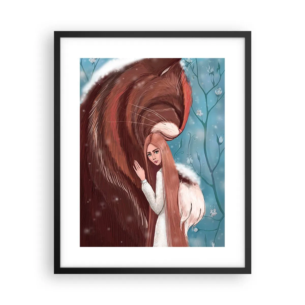 Poster în ramă neagră - Bun venit în basm - 40x50 cm