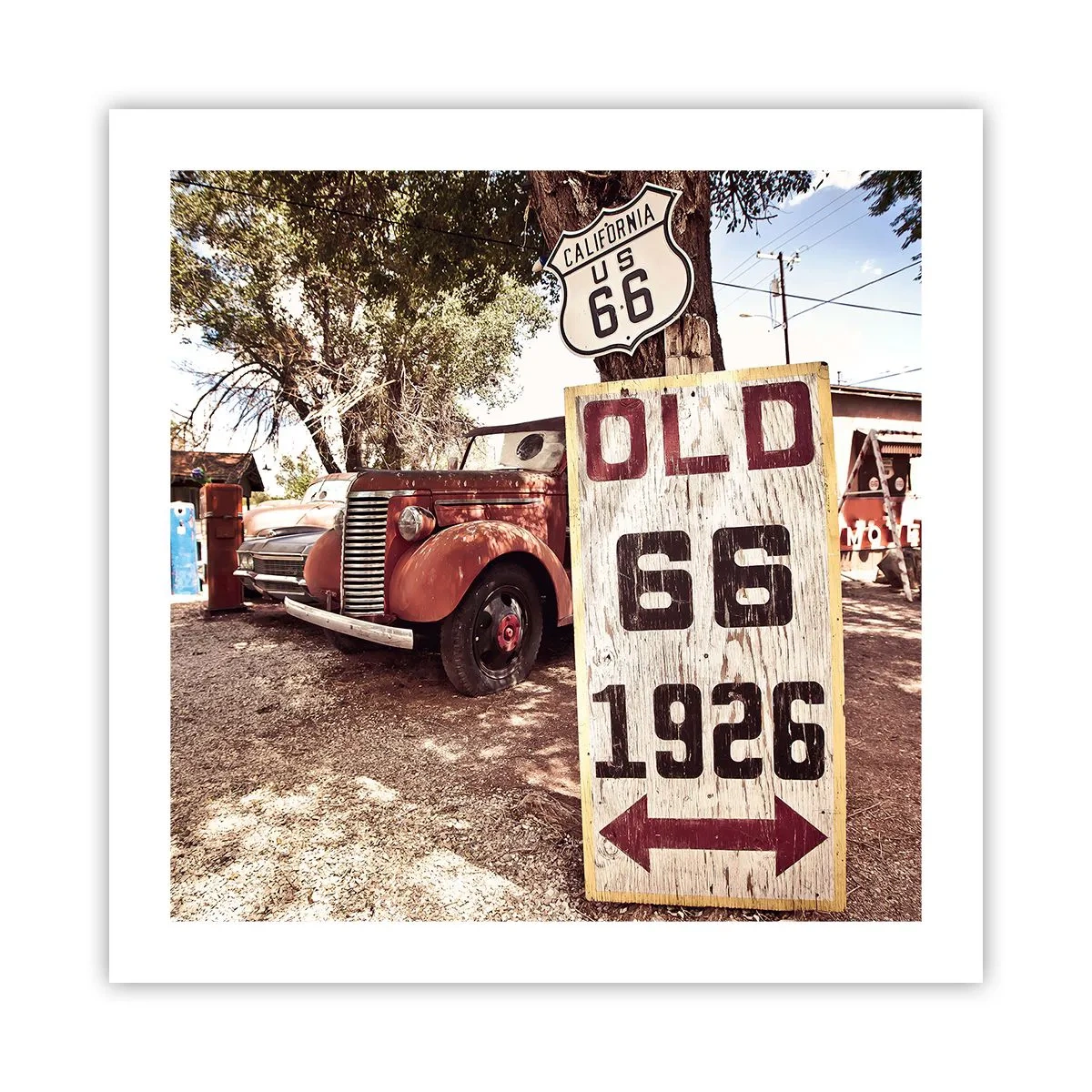 Poster - O legendă provincială americană - 50x50 cm