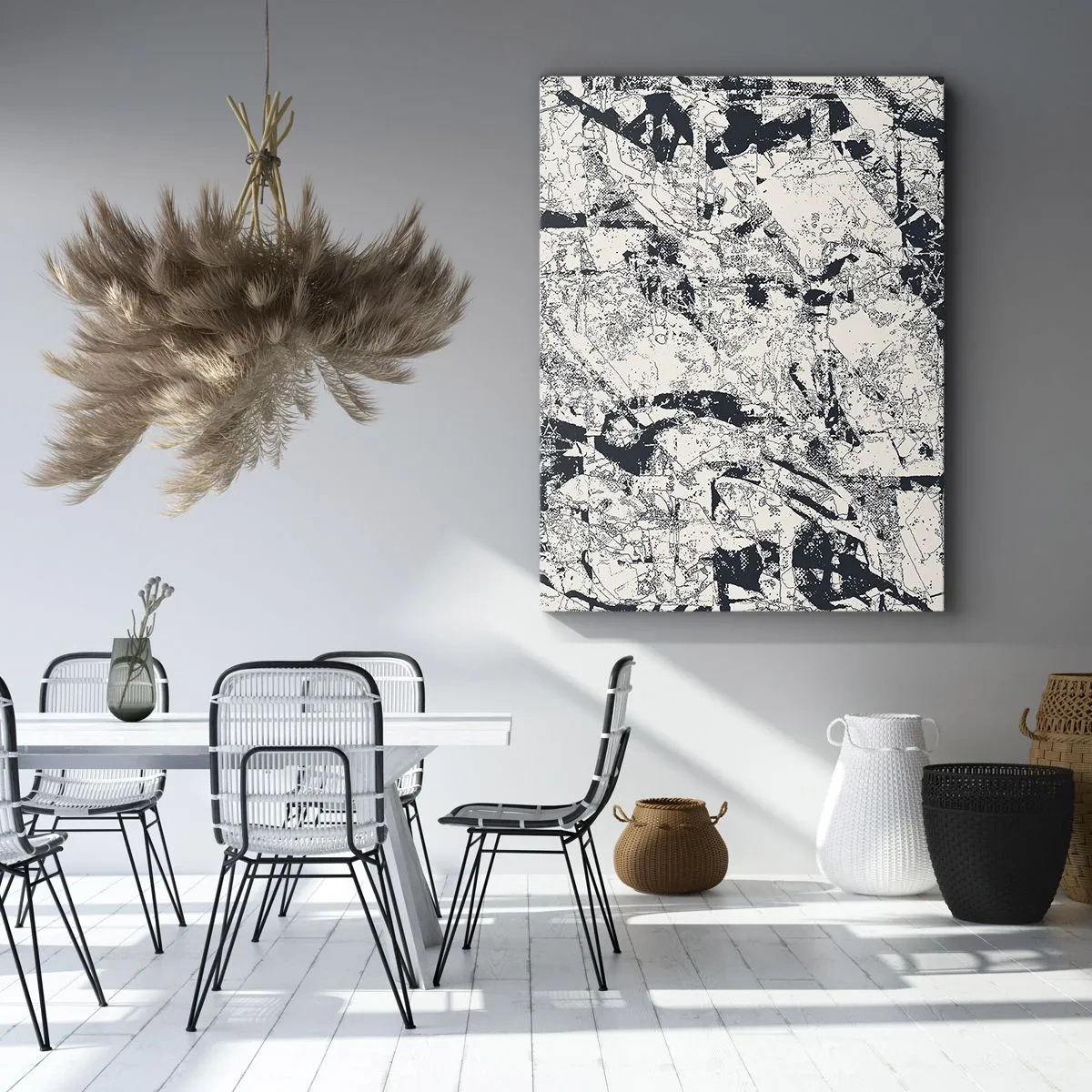 Tablou pe pânză - Întrepătrunderea contrariilor - 50x70 cm