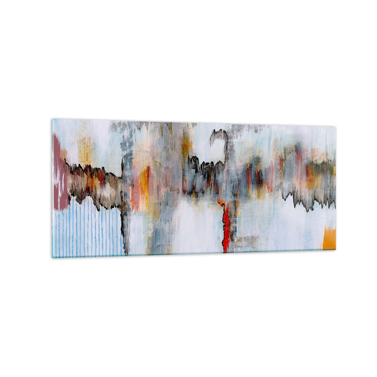 Tablou pe sticlă - Cu bățul pe apă - 120x50 cm