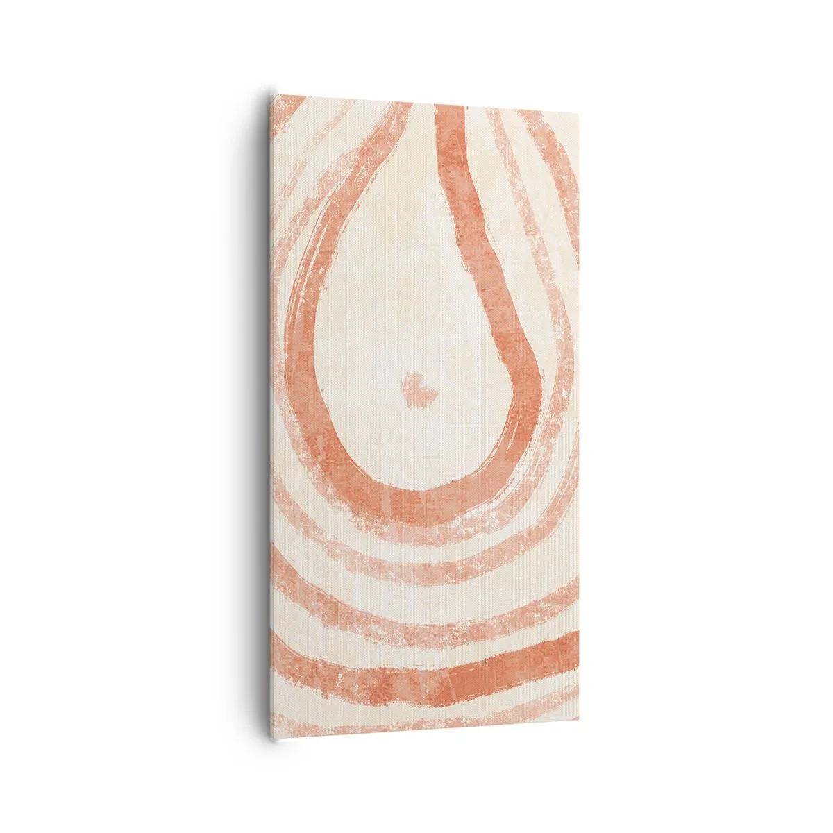 Tablou pe pânză - Cercuri de corali - compoziție - 65x120 cm