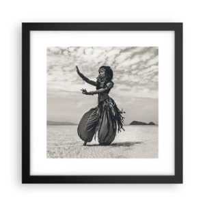Poster în ramă neagră - Dansul insulelor sudice - 30x30 cm
