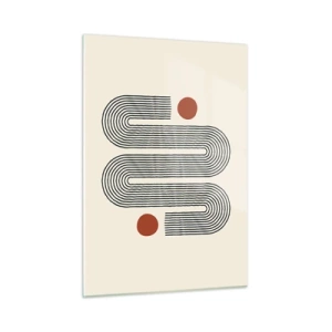 Tablou pe sticlă - De la început până la sfârșit - 50x70 cm