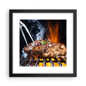 Poster în ramă neagră - Suculente și parfumate - 30x30 cm