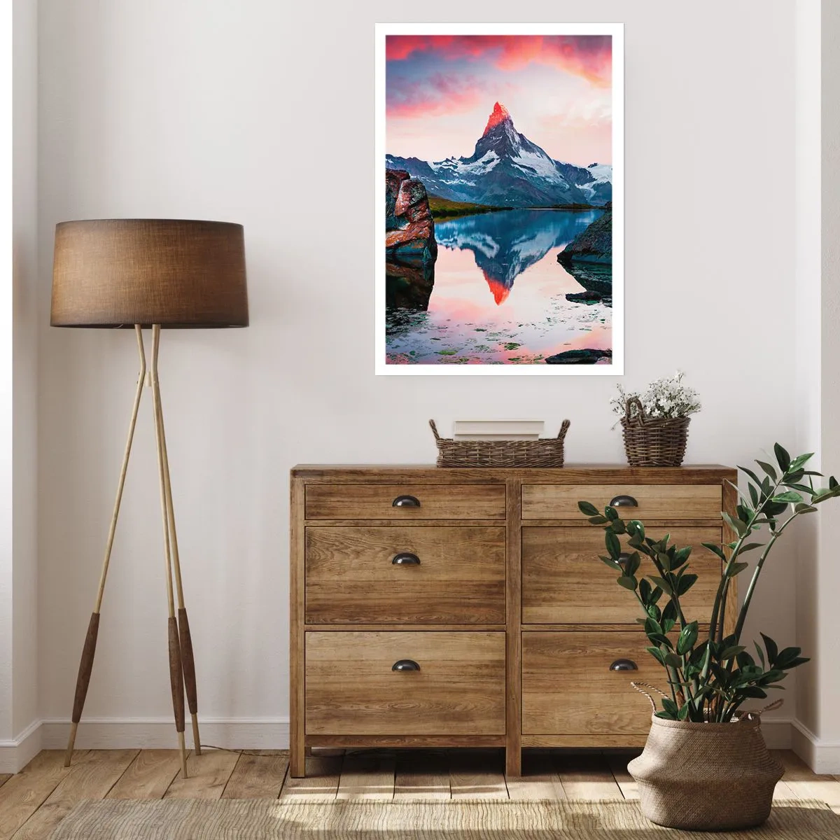 Poster - Inima munților este fierbinte - 70x100 cm