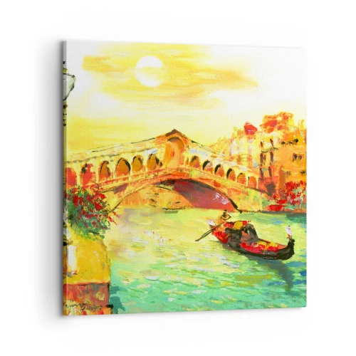 Tablou pe pânză - Pelerinaj de îndrăgostiți - 60x60 cm