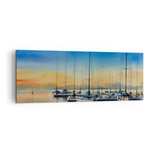 Tablou pe pânză - Sfârșitul unei zile bune - 140x50 cm