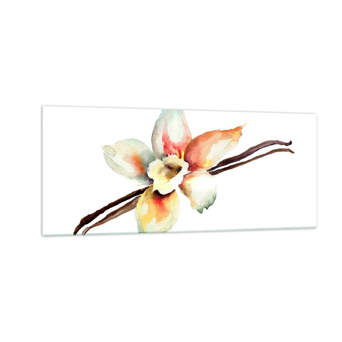 Tablou pe sticlă - Dulceața stropită - 100x40 cm