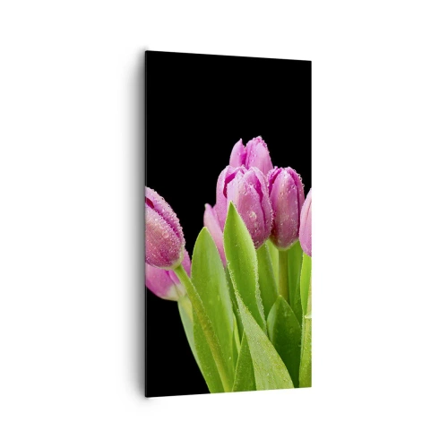 Tablou pe pânză - Bucurie de liliac de primăvară - 65x120 cm