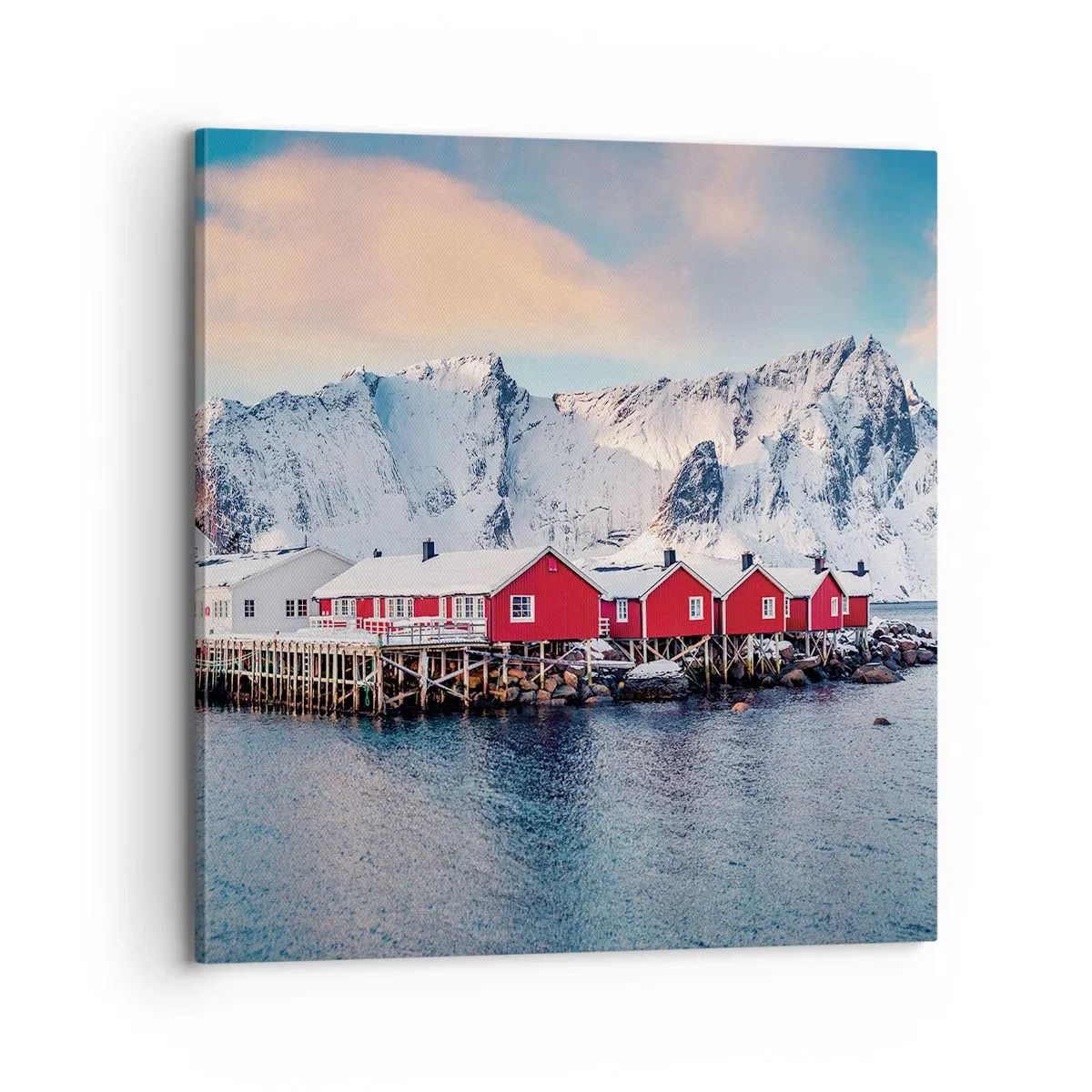 Tablou pe pânză - Retragerea nordică - 70x70 cm