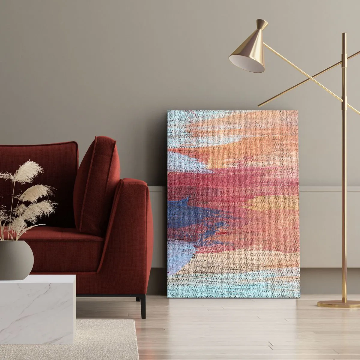 Tablou pe pânză - Plutind prin curcubeu - 80x120 cm