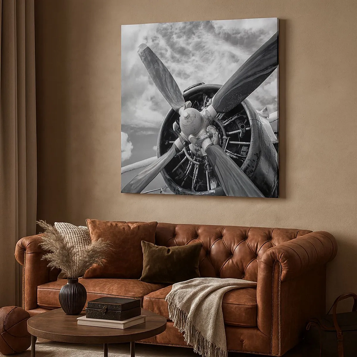 Tablou pe pânză - Cuceritorul cerului - 30x30 cm