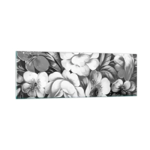 Tablou pe sticlă - Frumoase chiar și în gri - 90x30 cm