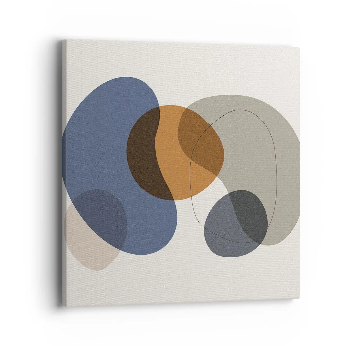 Tablou pe pânză - Picături de culoare - 40x40 cm