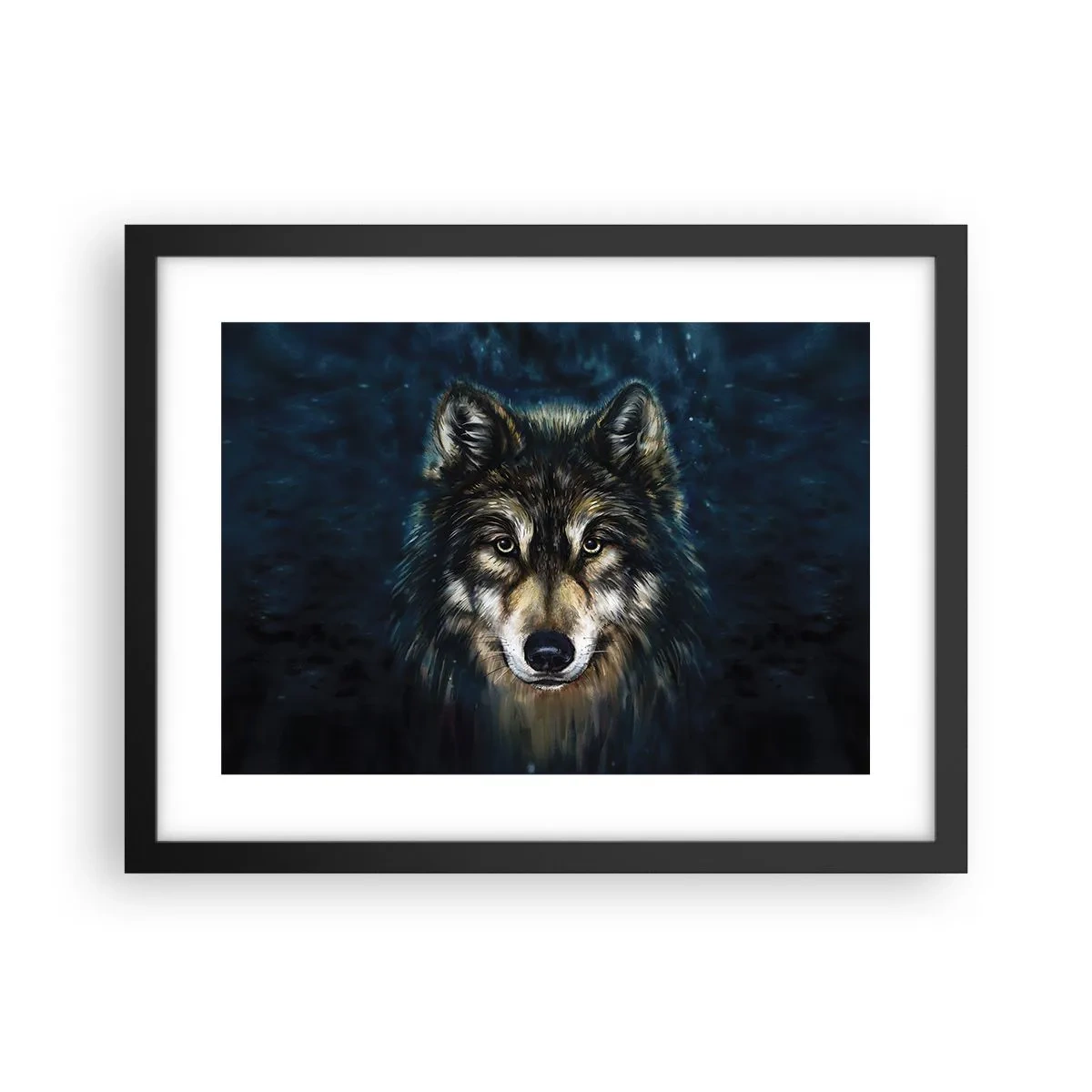 Poster în ramă neagră - Alfa? Și omega - 40x30 cm