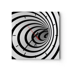 Ceas de perete - Ceas pe sticlă - Nu poți rezista nici uneia dintre ele? - 40x40 cm