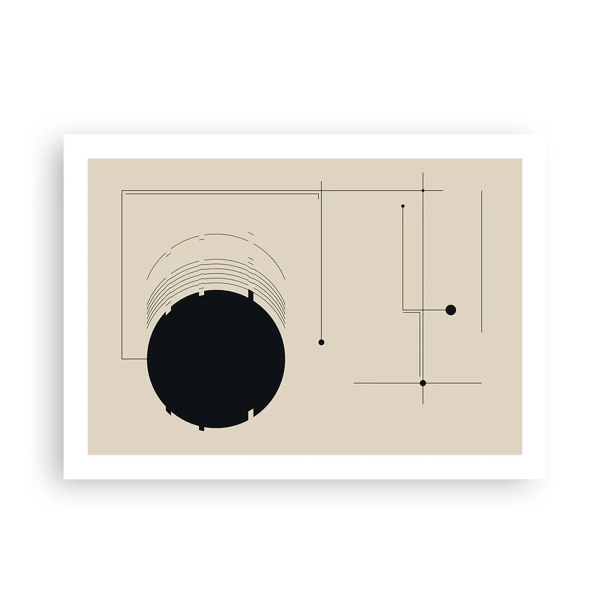 Poster - Compoziție flexibilă și dinamică - 70x50 cm