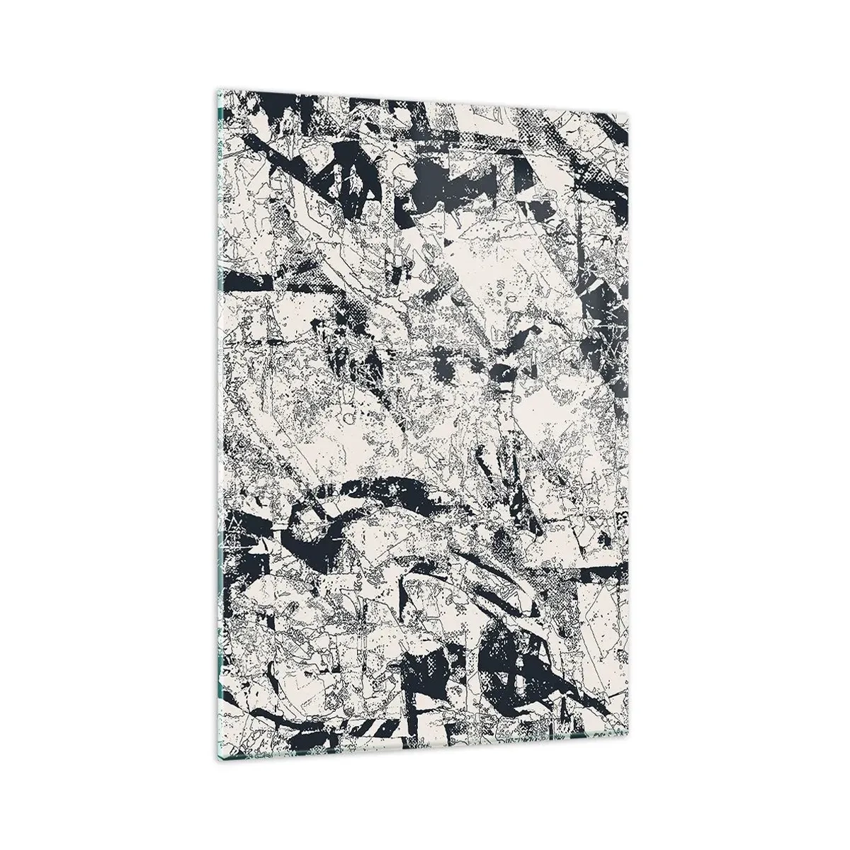 Tablou pe sticlă - Întrepătrunderea contrariilor - 80x120 cm
