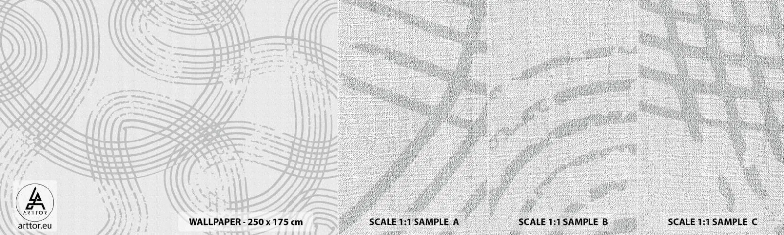 Mostră tapet Premium Canvas - Nu există o cale ușoară - Minimalism, Bucată, Luminos - 100x30 cm