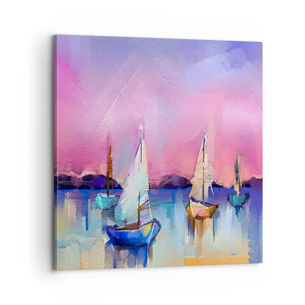 Tablou pe pânză - Direcția: ape largi - 60x60 cm