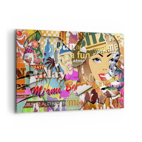 Tablou pe pânză - Flashback-uri de vacanță - 120x80 cm