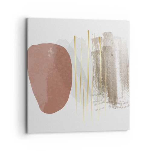 Tablou pe pânză - Colonadă abstractă - 70x70 cm