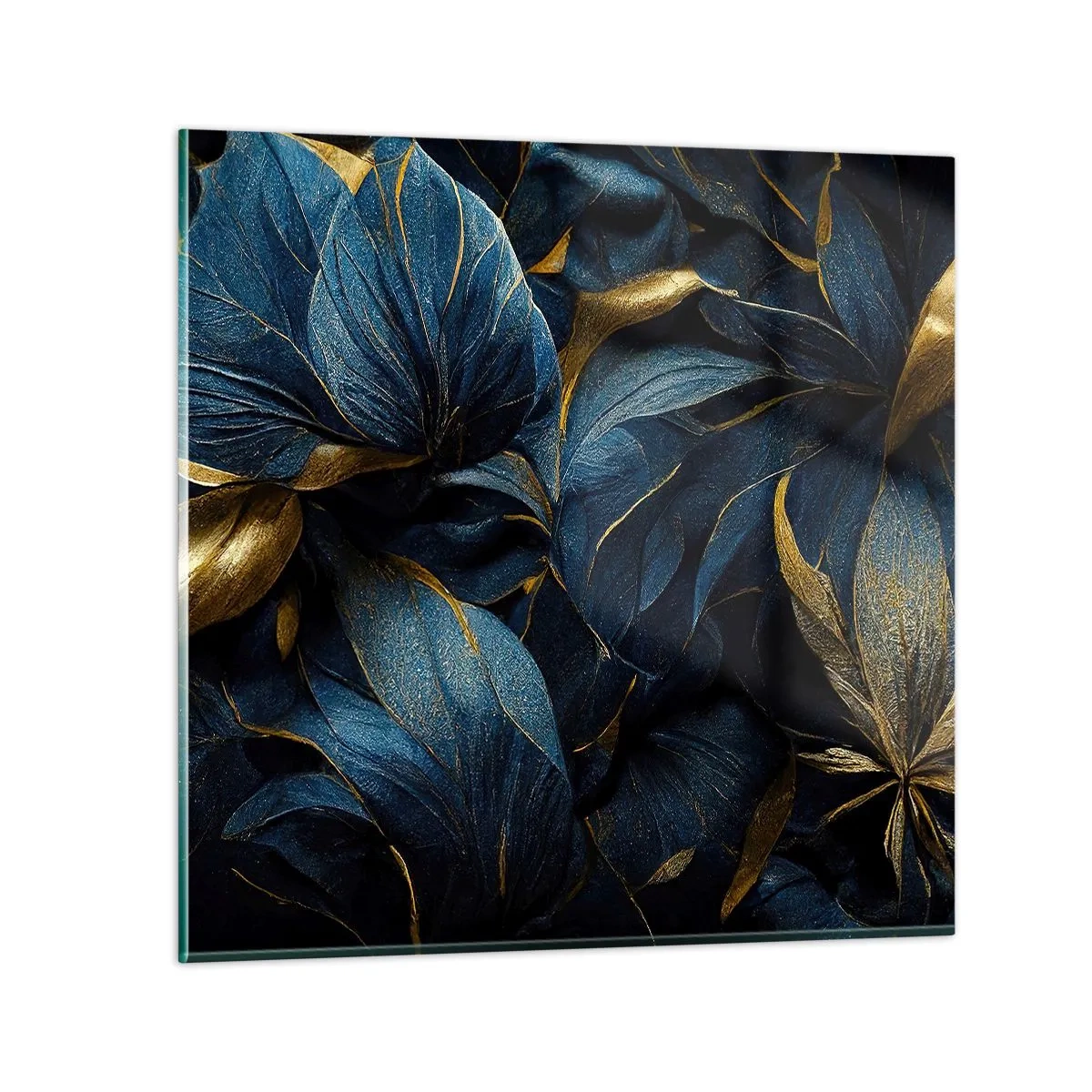 Tablou pe sticlă - Căptușită cu aur - 70x70 cm