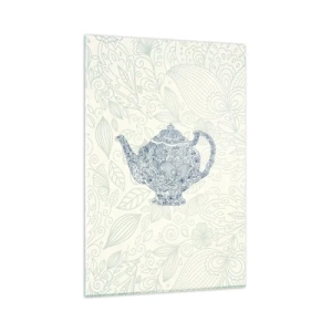 Tablou pe sticlă - Farmecul ceaiului - 80x120 cm