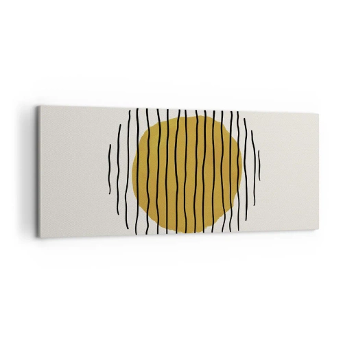 Tablou pe pânză - Abstracție tremurândă de căldură - 100x40 cm