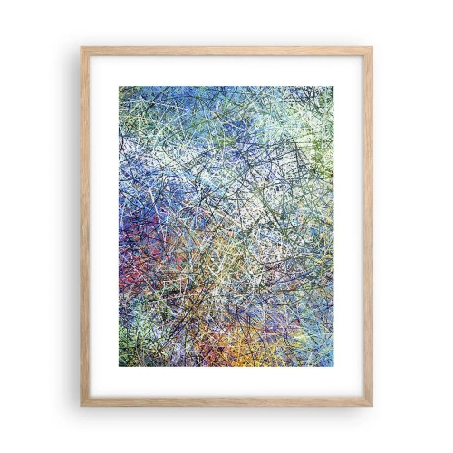 Poster în ramă de stejar deschis - Nu este atât de simplu - 40x50 cm