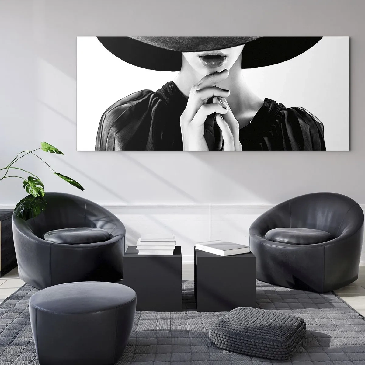 Tablou pe sticlă - Frumusețea ascunsă - 120x50 cm