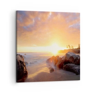 Tablou pe pânză - Briză luminoasă de seară - 60x60 cm