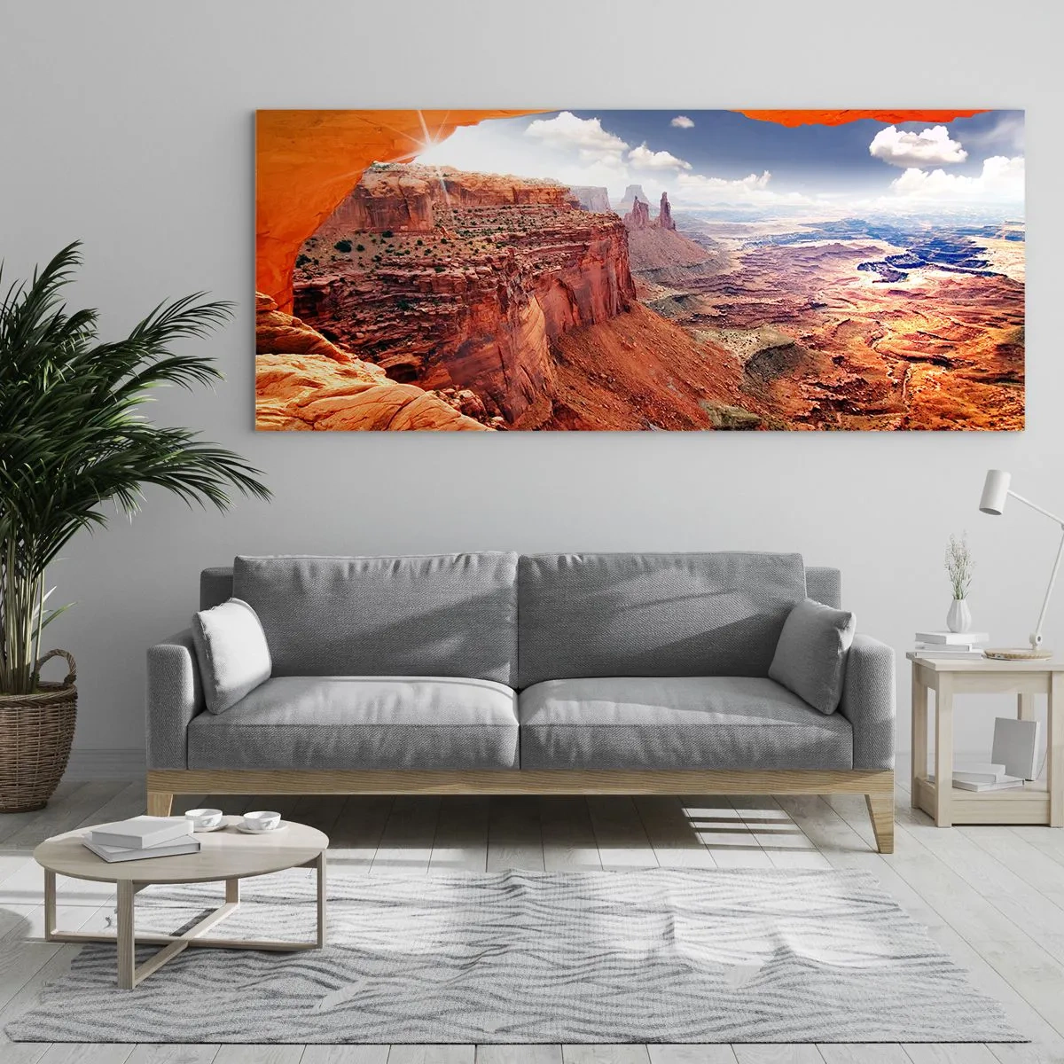 Tablou pe sticlă - Sculptat de natura însăși - 120x50 cm