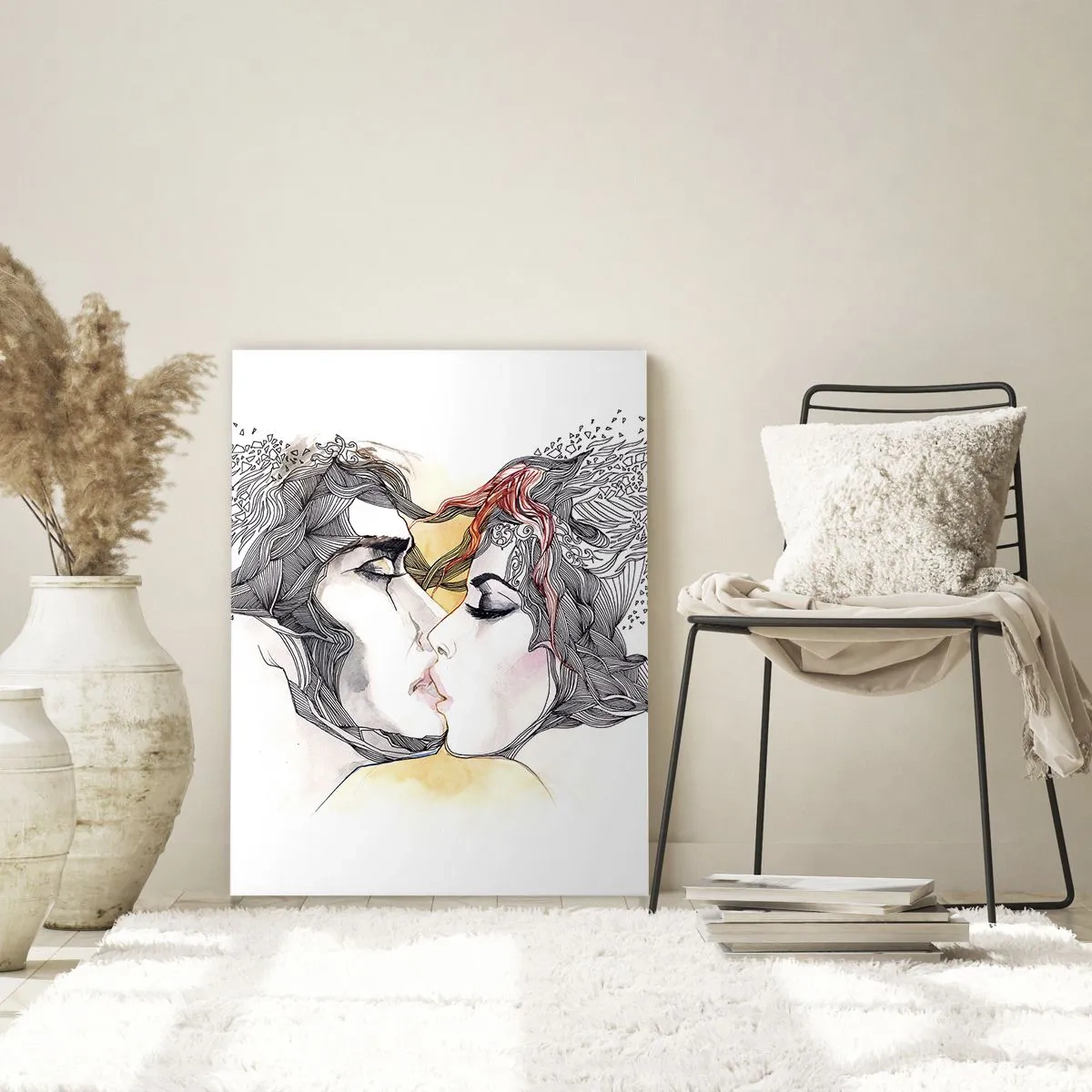 Tablou pe sticlă - Lumea nu există - 80x120 cm