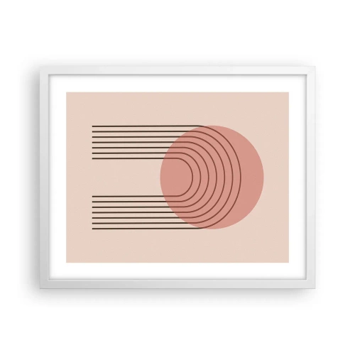 Poster în ramă albă - Atracție irezistibilă - 50x40 cm