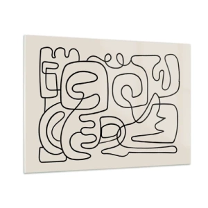 Tablou pe sticlă - Pe traseu - 100x70 cm