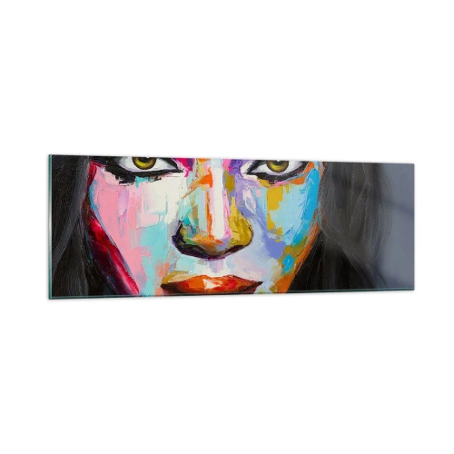 Tablou pe sticlă - Nu-ți poți lua ochii de la - 90x30 cm