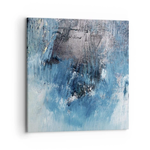Tablou pe pânză - Rapsodie albastră - 70x70 cm