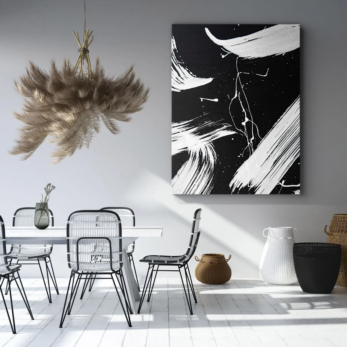 Tablou pe pânză - Abisul întunericului - 65x120 cm