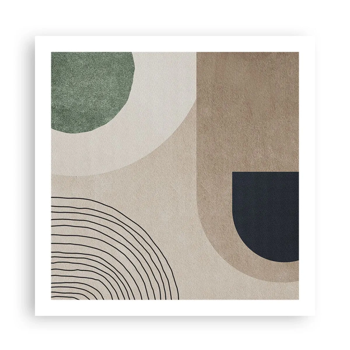 Poster - Blândețea ovalului - 60x60 cm