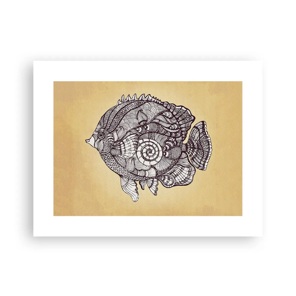 Poster - Dintr-un ocean de ornamente - 40x30 cm