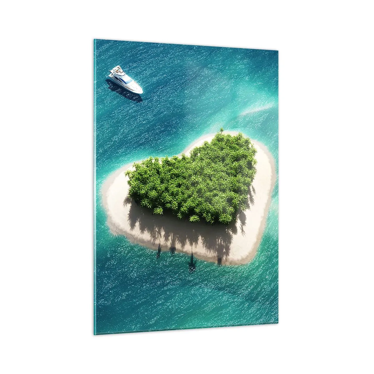 Tablou pe sticlă - Iubesc vara - 50x70 cm